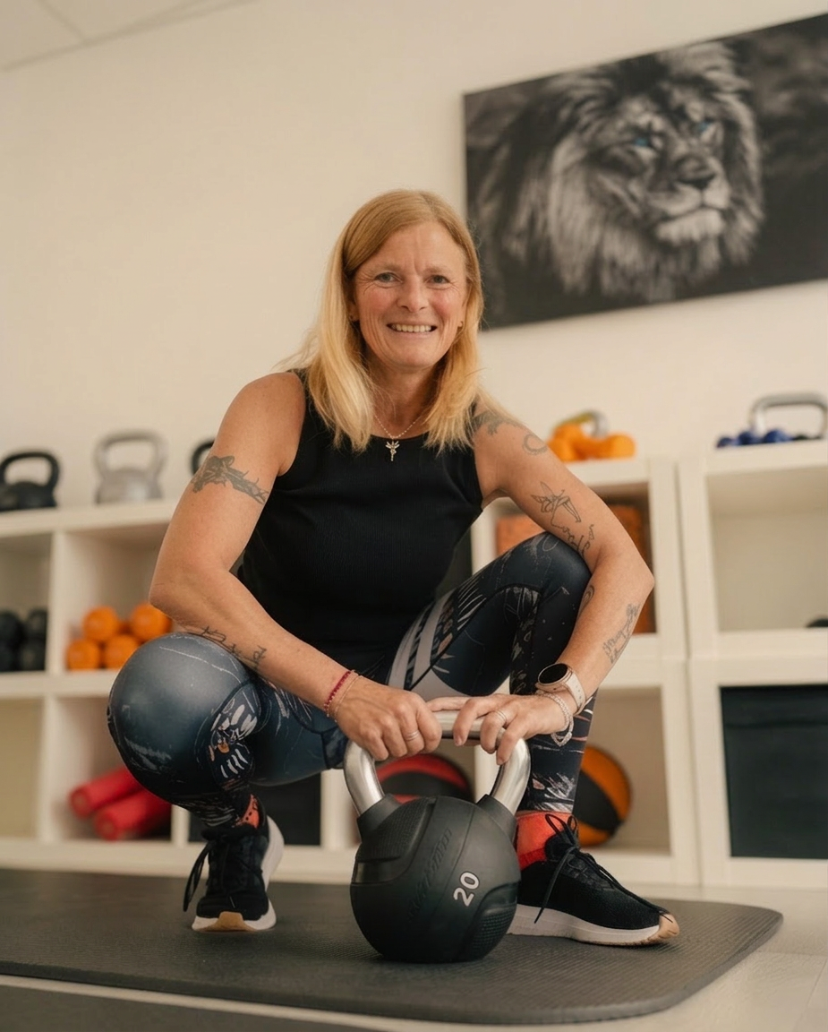 Moni Sechser, Inhaberin des EMS-Studios in Forchheim